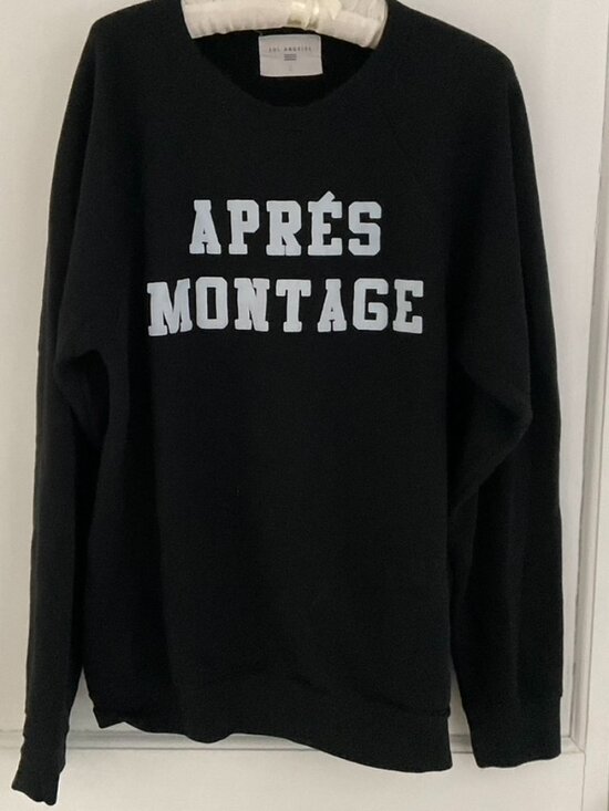 Sol Angeles Tops - Après Montage Black Sweatshirt(made for the Montage Ski Resort in Park City, UT)
